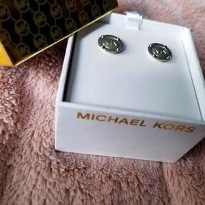 Michael Kors Silver Earrings